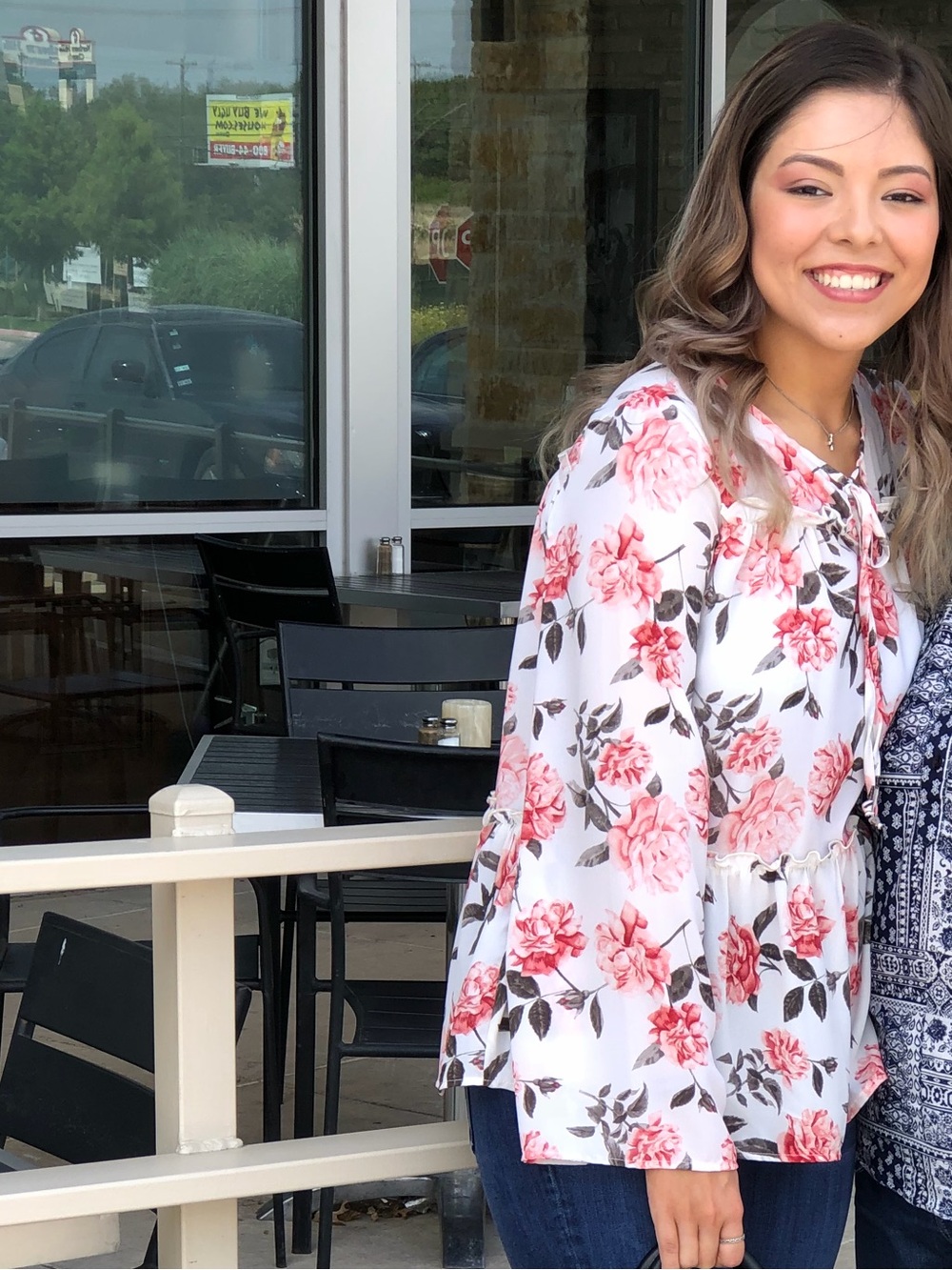 Altar’d State Floral Blouse